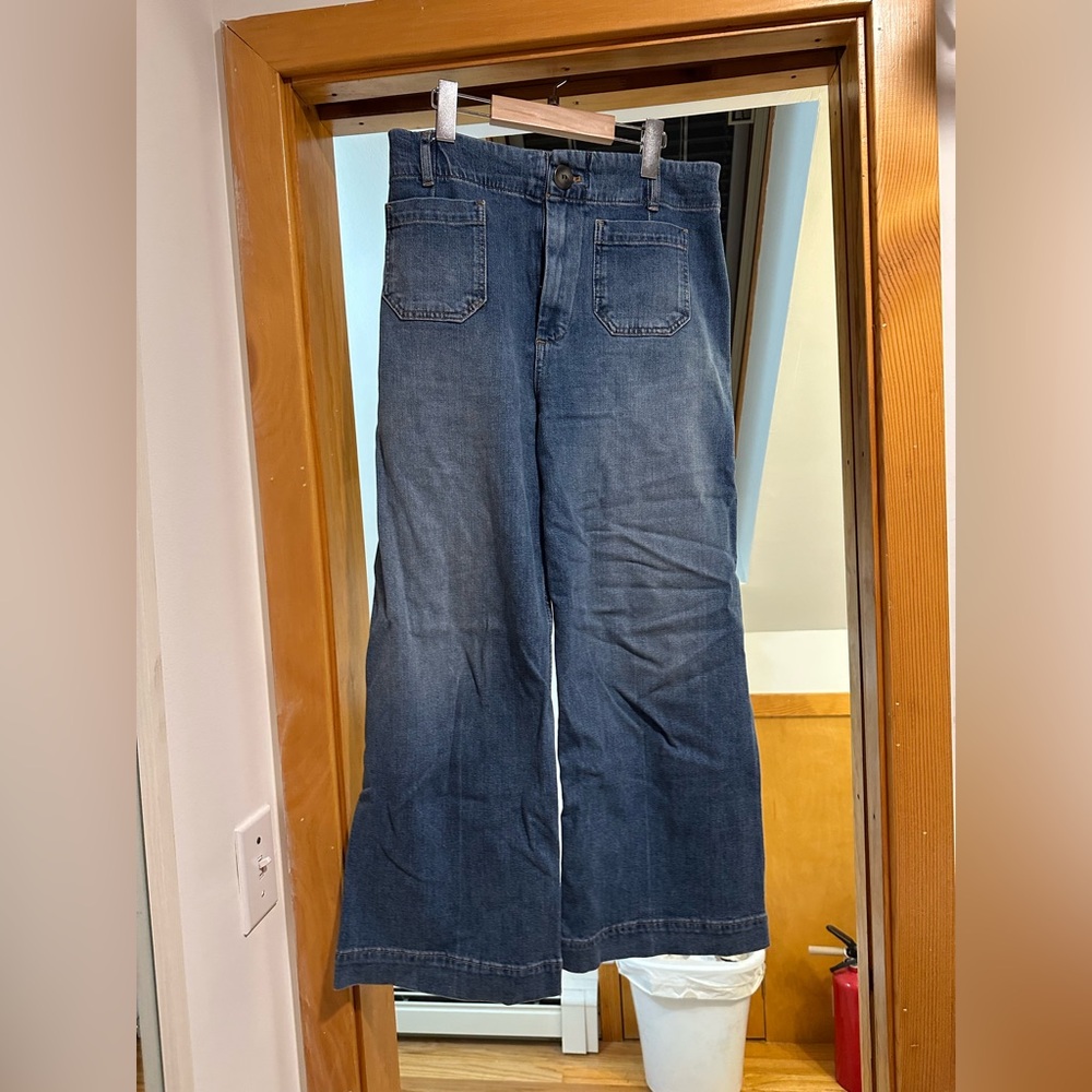 Anthropologie Pilcro Colette Skipper Wide Leg Jeans